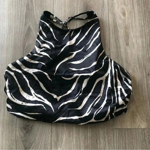Zara  Zebra Print Top size large